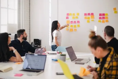 AI strategy consulting — collaborative planning and advisory session